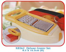 K8562 Deluxe Grater Set 8.5 X 16.5cm (H)