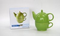 CK1103 CERAMIC 2 IN 1 TEAPOT (15OZ) &CUP (13OZ)