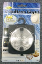 K6309 6 LED CLOSET LIGHT W/ HOOK (B/O)