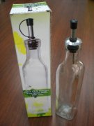 CK1270 OLIVE OIL & VINEGAR POUR GLASS BOTTLE WITH POUR