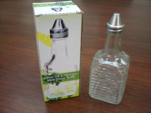 CK1269 OLIVE OIL & VINEGAR MINI GLASS POUR BOTTLE