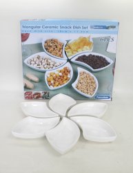 CK1219/6 6PCS PORCELAIN SNACK DISH