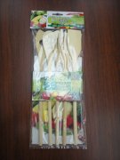 K5507/5 5 PCS (12") WOODEN SPOONS