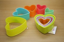 K6506 S/5 Heart Cookie Cutters