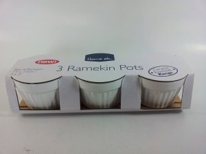 CK1538 SET OF 3 RAMEKIN POTS