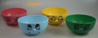 k8805*4 PLASTIC FUNNY BOWL (SET OF 4 )