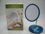 K5832 2 HEADS MAGNIFYING MIRROR W/ HOLDER & 3 SUCTION CUPS (1X&