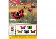 K169*2P S/2 GARDEN DECORATIVE BUTTERFLY