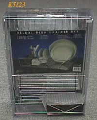 K5123 STAINLESS STEEL DISH RACK DELUXE 3 PIECE