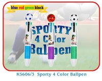 K5606/3 Sporty 4 Color Ballpen