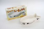 CK1156 CERAMIC PET BOWL (FISH SHAPE)