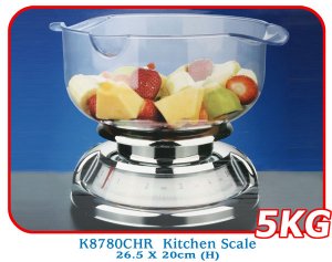 K8780CHR Kitchen Scale 26.5 X 20cm (H)