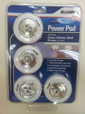 K5731/4 S/4 MINI POWER POD LIGHT W/3 WHITE LED