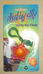 K3819HSB SAFETY FLASHING LIGHT W/KEYCHAIN